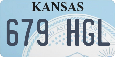KS license plate 679HGL