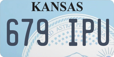 KS license plate 679IPU