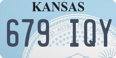 KS license plate 679IQY
