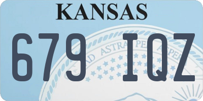 KS license plate 679IQZ