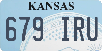 KS license plate 679IRU