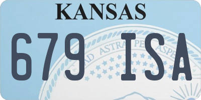 KS license plate 679ISA