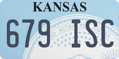 KS license plate 679ISC