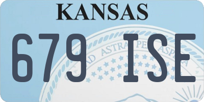 KS license plate 679ISE