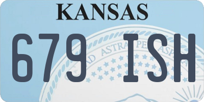 KS license plate 679ISH