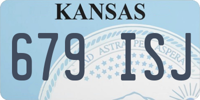 KS license plate 679ISJ
