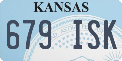 KS license plate 679ISK