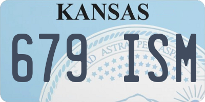KS license plate 679ISM