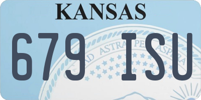 KS license plate 679ISU