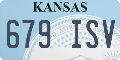 KS license plate 679ISV