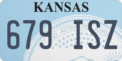 KS license plate 679ISZ