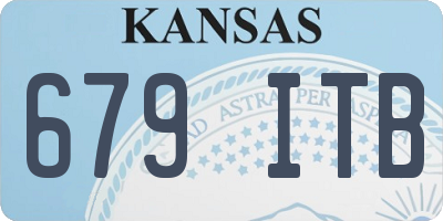 KS license plate 679ITB