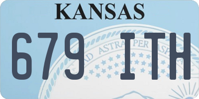 KS license plate 679ITH