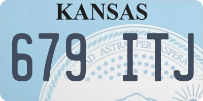KS license plate 679ITJ