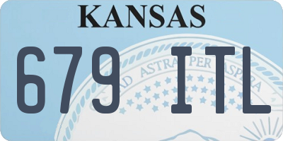 KS license plate 679ITL