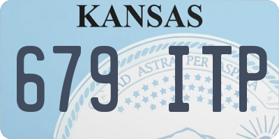 KS license plate 679ITP