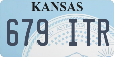 KS license plate 679ITR