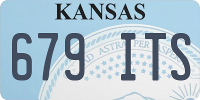 KS license plate 679ITS