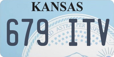 KS license plate 679ITV