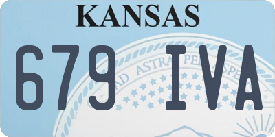 KS license plate 679IVA