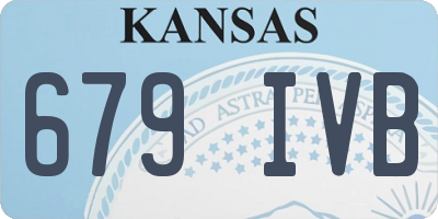 KS license plate 679IVB