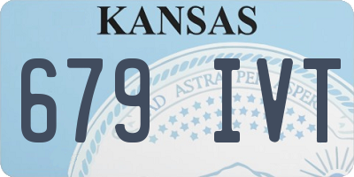 KS license plate 679IVT