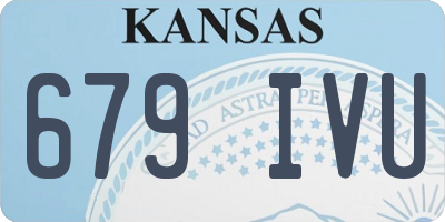 KS license plate 679IVU