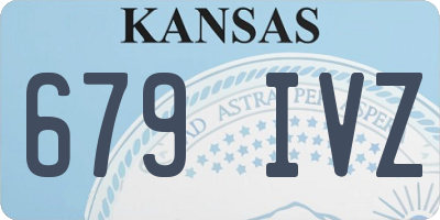 KS license plate 679IVZ