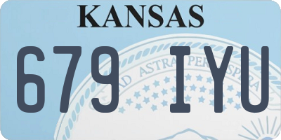 KS license plate 679IYU