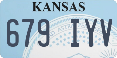 KS license plate 679IYV