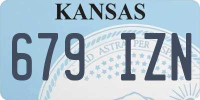 KS license plate 679IZN