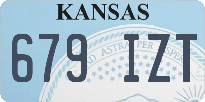 KS license plate 679IZT