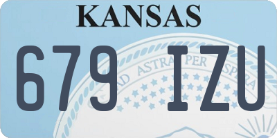 KS license plate 679IZU