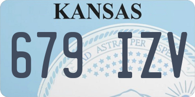 KS license plate 679IZV