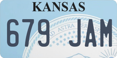 KS license plate 679JAM