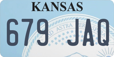 KS license plate 679JAQ