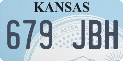 KS license plate 679JBH
