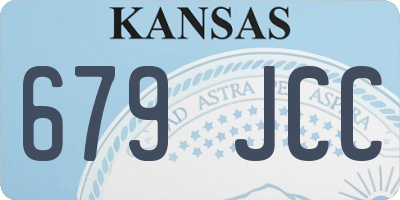 KS license plate 679JCC