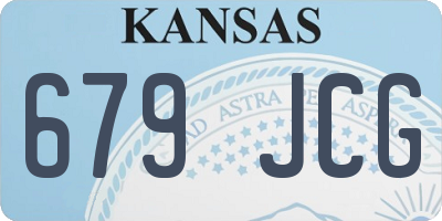 KS license plate 679JCG