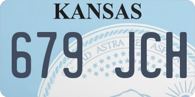 KS license plate 679JCH