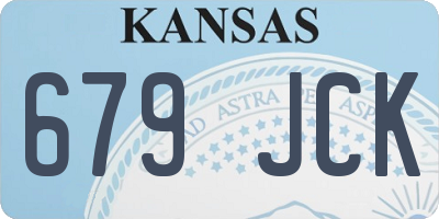 KS license plate 679JCK