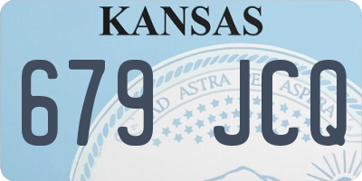 KS license plate 679JCQ