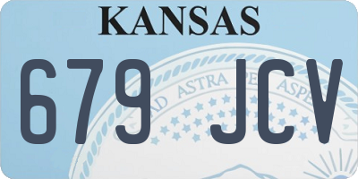 KS license plate 679JCV