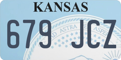 KS license plate 679JCZ