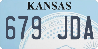 KS license plate 679JDA