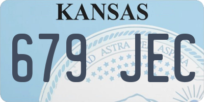 KS license plate 679JEC