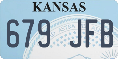 KS license plate 679JFB