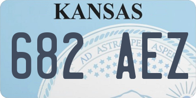 KS license plate 682AEZ