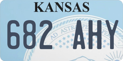 KS license plate 682AHY