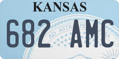 KS license plate 682AMC